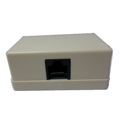 网线一分四接线盒 rj45转rj11分线盒 网线变电话线 一分四分线盒