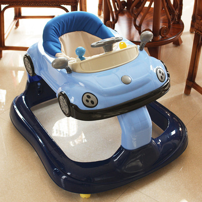 高档婴儿宝宝学步车带音乐防翻车多功能儿童小孩助步车6-7-18个月