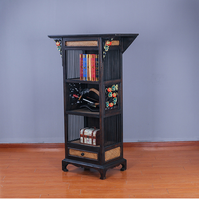 泰国特色家具工艺品陈列柜客厅玄关装饰柜酒柜酒架东南亚特色风格