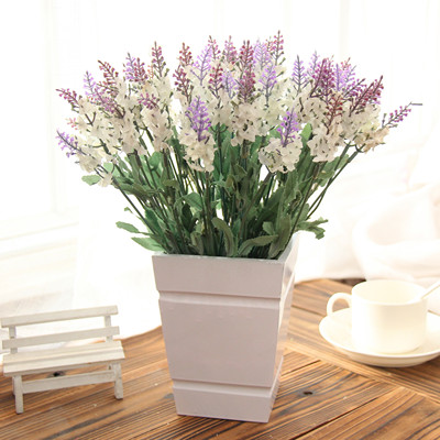 特价客厅家居仿真塑料假花套装饰品蝴蝶兰绢花盆栽餐桌摆件批发