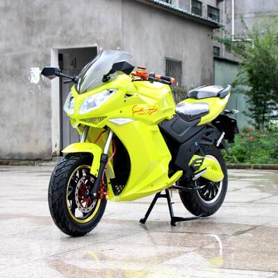 新款大型电动大跑车地平线4代摩托车公路赛车趴赛 电瓶代步街跑车