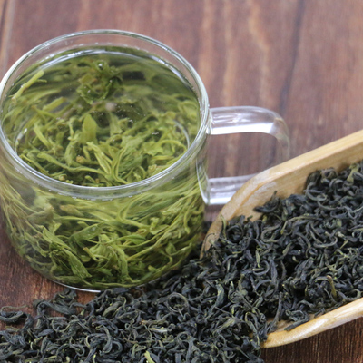 大别山特产岳西绿茶 高山富硒茶叶 清明前茶叶一级炒青图片