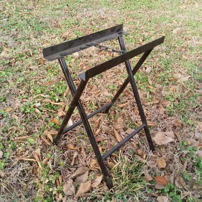 烧烤炉腿烧烤支架烧烤架户外大号家用活动折叠烧烤支架便携式支架