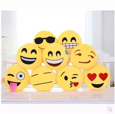 包邮卡通emojiqq表情公仔情趣抱枕布娃娃毛绒玩具靠垫男生日礼物