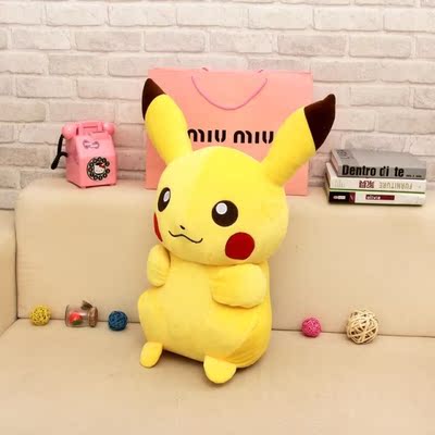 丘比卡丘公仔毛绒玩具抱枕生日玩偶情人节礼物包邮神奇宝贝皮卡
