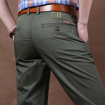 2016夏季男裤新款男装nian jeep休闲裤纯棉直筒裤青年男士长裤子