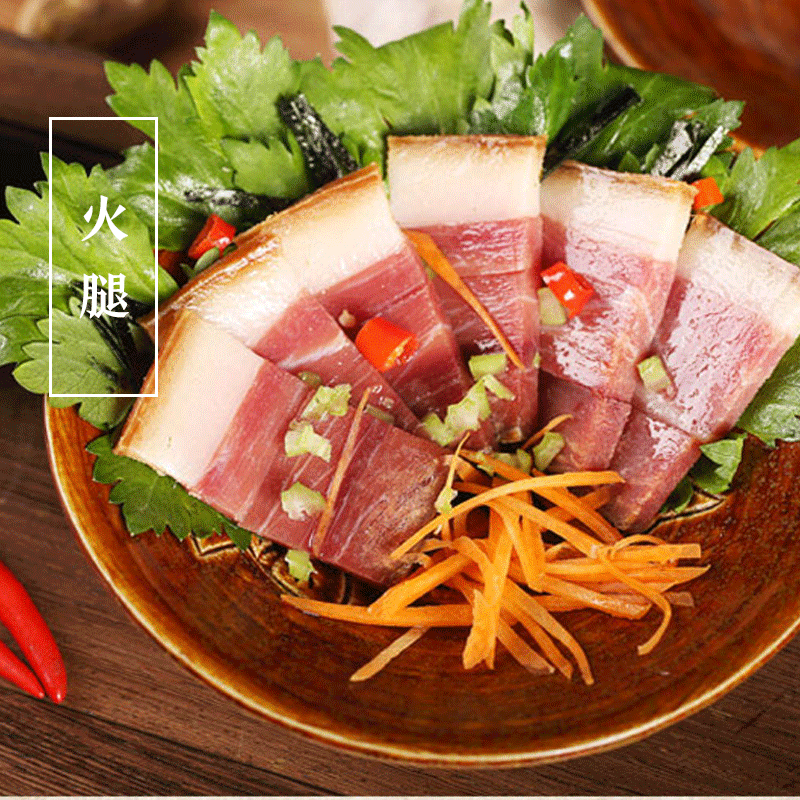 云哥特产递专供 江西特产正宗安福火腿 红福礼盒安福火腿1kg腊味