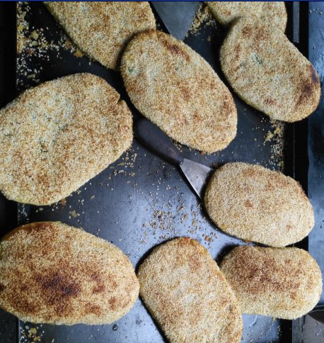 兴化特产 王烧饼 龙虎斗 芝麻咸味 葱香味