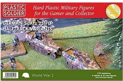 plastic soldier 1/72 ww2v20016 sd.kfz251装甲车