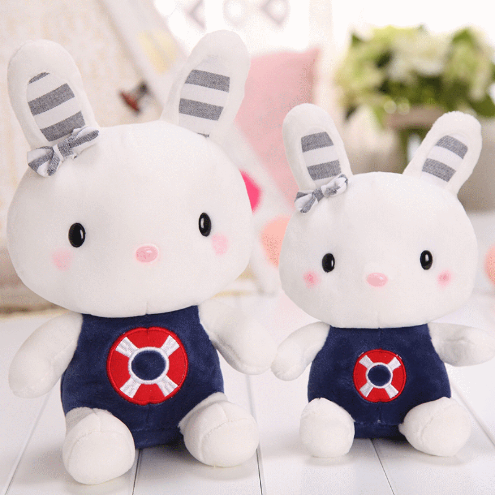 创意咪咪兔公仔毛绒玩具兔子小孩生日礼物女生布娃娃