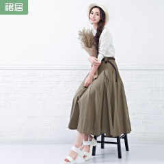 中老年棉麻半身裙店铺-中老年棉麻半身裙商家