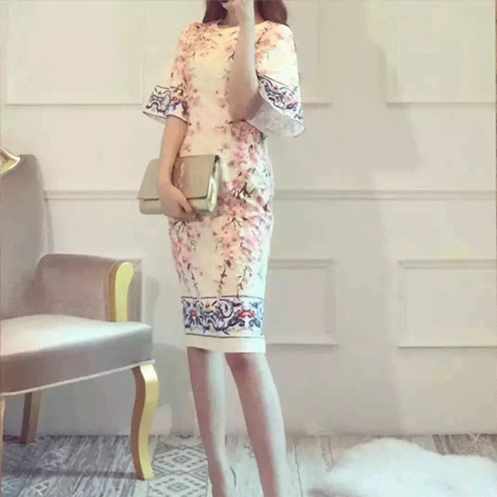 夏新款欧美女装高端气质真丝连衣裙【秒妇4l899l56[q]