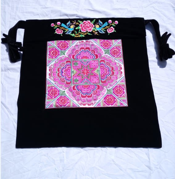 包邮 云南贵州四川婴儿背带 传统背巾 十字绣背带,双层薄款