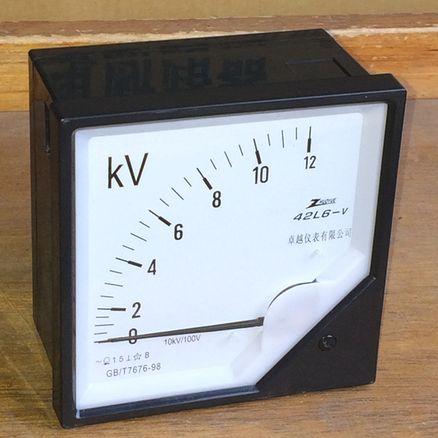 优质高压交流电压表指针式42l6 0-12kv 10kv/100v 卓越厂家特价