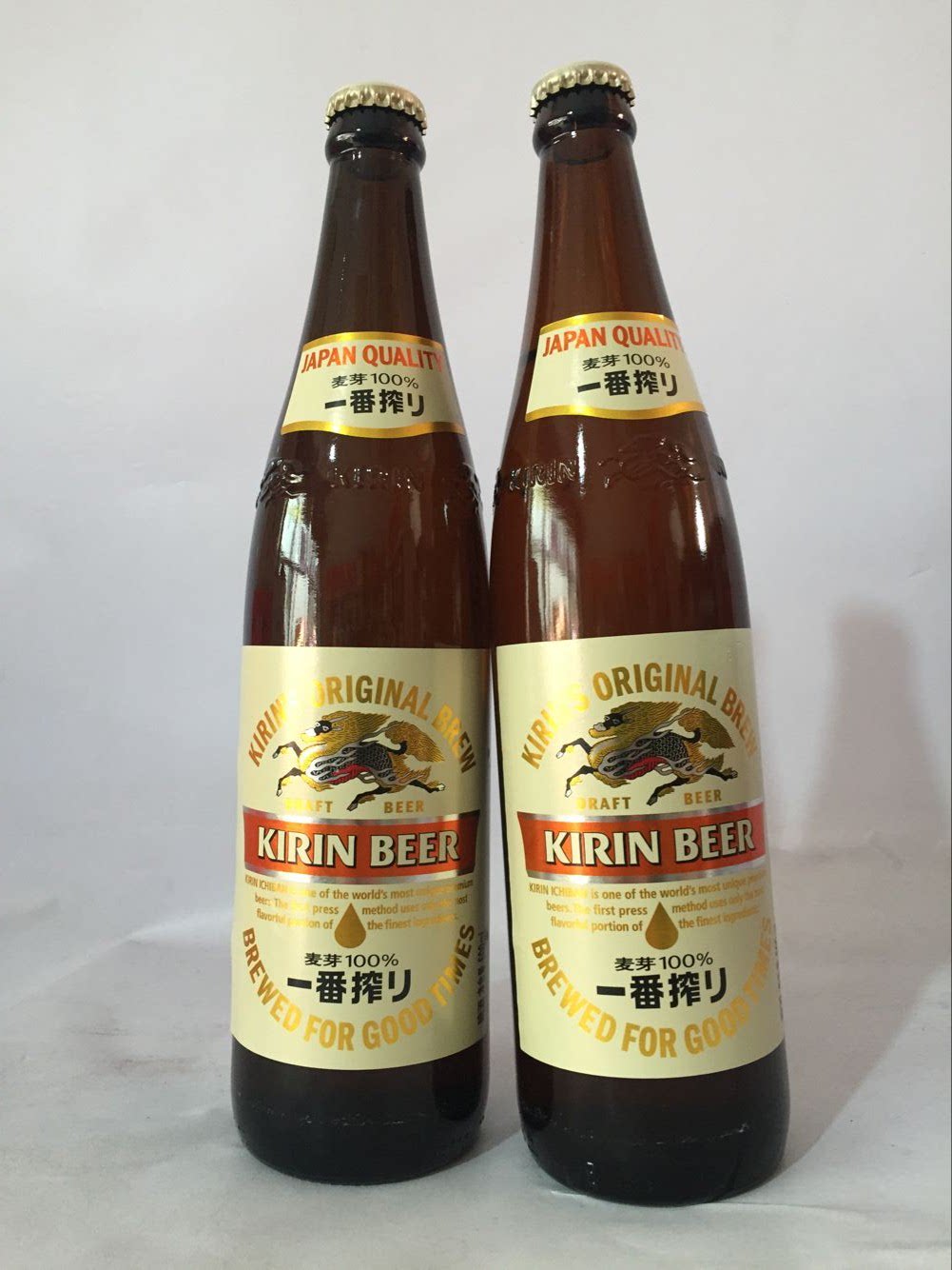日本啤酒 【麒麟一番榨啤酒】 好喝的啤酒 600ml*12瓶