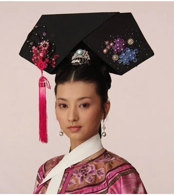 沈眉庄头饰 甄嬛大拉翅 梅姐姐旗头头饰定制