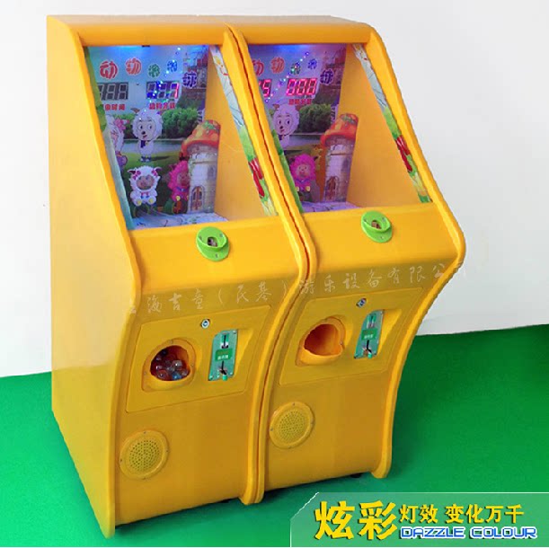 吉童牌动物滚滚球滚滚乐喜洋洋25mm大弹珠机儿童投币游戏机游艺机