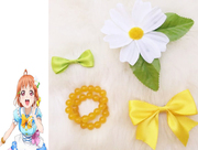 taobao agent COS 道具lovelive sunshine aqours 高海千歌 打歌服 发饰 手链