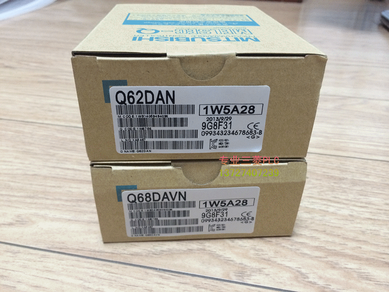 三菱全新q系列可编程控制器plc模拟量d/a 转换模块q68davn