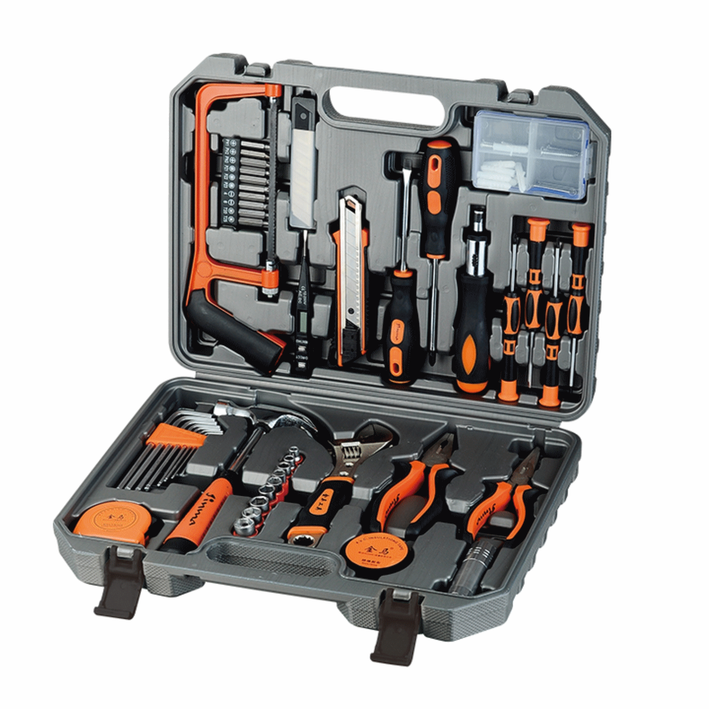 工具套装家用多功能 德国电工木工维修手动工具箱组套金马 五金