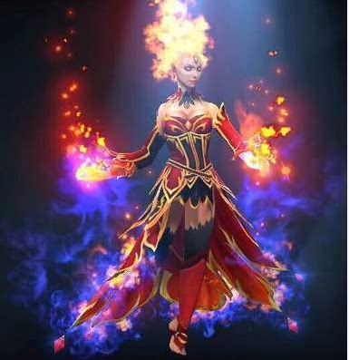 dota2/秋季联赛火女绿本套/夺魄之耀/单件/解锁特效裙 全套 钱