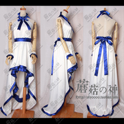 taobao agent Oly-fate zero saber 阿尔托利亚 插画 白色礼服cosplay服装定做