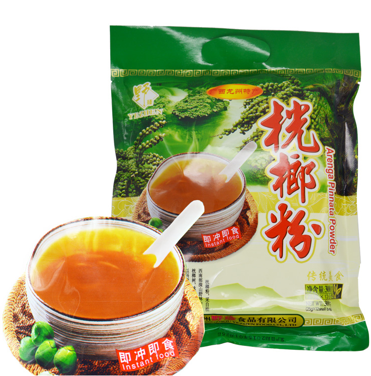 广西龙州特产野珍牌桄榔粉300g 传统美食 地方特色零食品