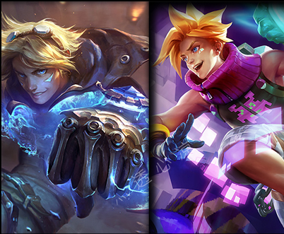 lol 英雄联盟 探险家 ez 电玩勇者 伊泽瑞尔 永久皮肤 12900点券