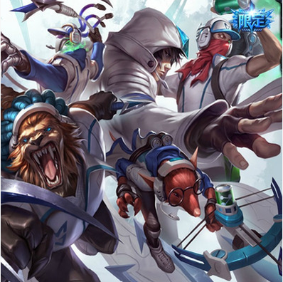 英雄/联盟/lol/ssw男刀泰隆老鼠图奇锤石/三星白队/狮子狗皮肤