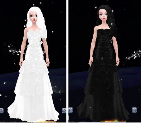 4399touch浅爱时装稀有黑,浅爱稀有白