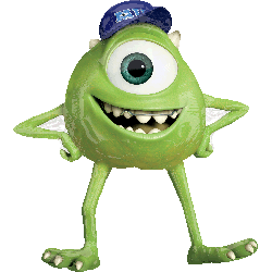 大号美国 大眼怪monsters university mike 怪兽大学铝膜球