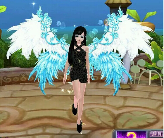 完美touch173炫舞 桃月女装普通 稀有白 稀有水粉 蓝 桃月男稀有