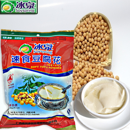 新货 梧州冰泉牌速食豆腐花 香甜嫩滑 速食广西特产 满3包包邮
