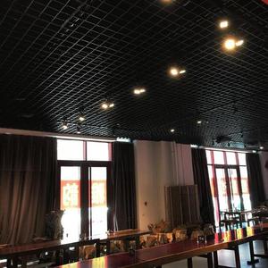 黑色吊顶格栅洗车行栅栏装饰餐厅网子洗车房餐馆t四w方停车场写字
