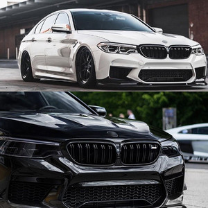 栅320改装运动m亮黑中网宝马新3系5系6系gt124系新x3tx4x5x6进气