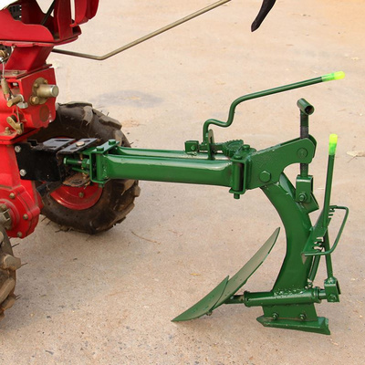 新品轮开沟d器小型果园翻转犁大棚开沟犁可调深耕农机具微耕机定