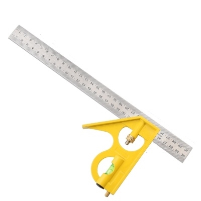 木工方尺宽度g测量组合角尺直角尺内外测量带水平仪尺多功能钢尺.