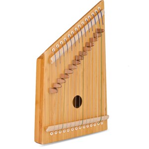 练练习便携式力神器筝木练古筝专业实指14指竹小型迷你弦器初学m