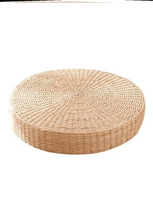 子拍团草编f柔照蒲软喝茶日式茶艺飘窗垫地垫地上藤编学生草