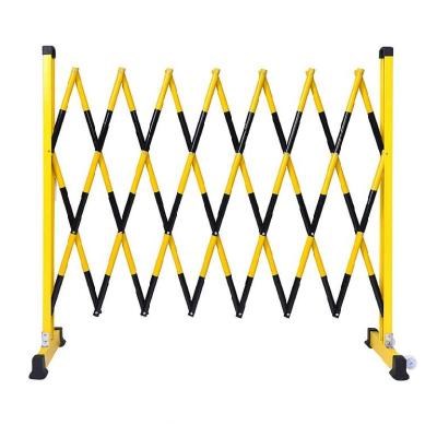 新品缘圆管伸缩围栏路道立式y专用门乡村伸缩式推拉式车位定制