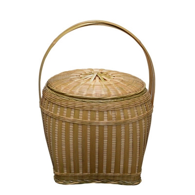 潮汕竹编小花篮潮州