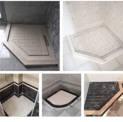 锡大理石淋浴理踏脚石淋浴房大房石挡k水条淋浴踏板大理石拦水