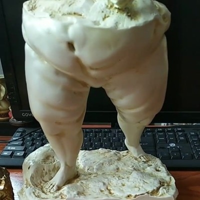 装饰雕琢奖杯摆件健美比赛刻字b自我雕塑健身房工艺品肌肉男手办