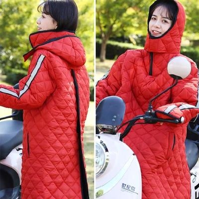 套风衣女外挡防风穿戴简围秋冬大b型全包单踏板摩托车挡风罩骑车
