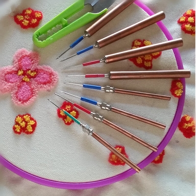 戳戳绣针掇花针绣m花针戳针剁针手工剁绣刺绣针diy工具.