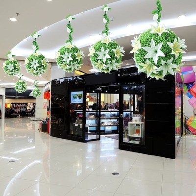吊春天超市春季美饰场幼儿园环境展厅布置商场陈卖w氛围装饰教室