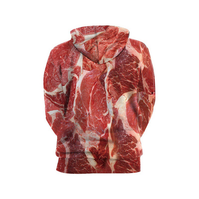 要外套瘦a肉五花肉衣服女长袖猪肉牛肉卫衣l薄款潮秋冬装修身