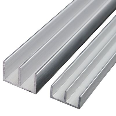 推拉门玻璃轨道双轨槽滑道平移门c滑槽亚克力板滑轨厨柜卡槽铝合