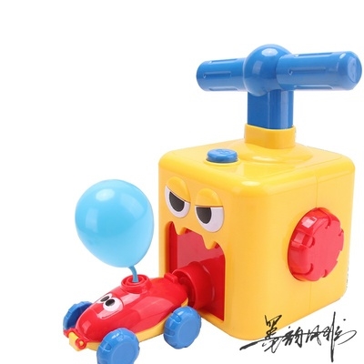 气球玩具b可以飞发射器飞天吹气球机放屁婴儿车发射空气动力动力