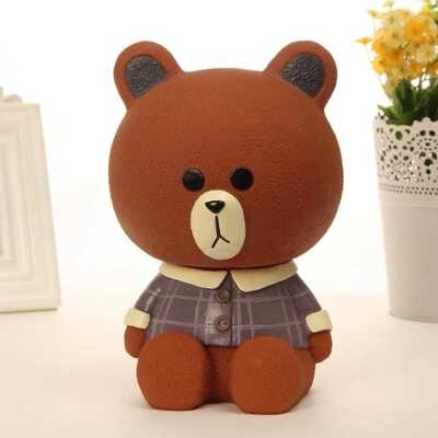 塑料布朗熊